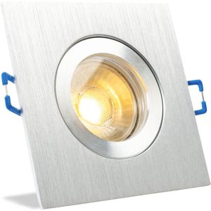 IP44 SceneSwitch Inbouwspot Tatum - badkamer of buiten - Vierkante spot - Chrome glimmend - Philips Sceneswitch - 5 Watt - Philips