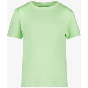 Unsigned basic jongens T-shirt lichtgroen - Maat 92
