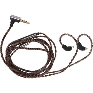 EGoods - Audio Hoofdtelefoon Kabel met Microfoon, Vervangingskabel voor Oortelefoon Weston, Upgrade Kabel voor Revonext, Geschikt voor Verschillende Modellen.