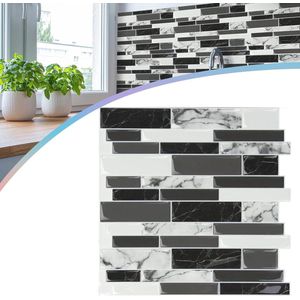 3D Tegelstickers voor Keuken en Badkamer - Zelfklevende Muurdecoratie