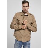 Brandit Vintage Shirt Longsleeve Camel Overhemd Heren