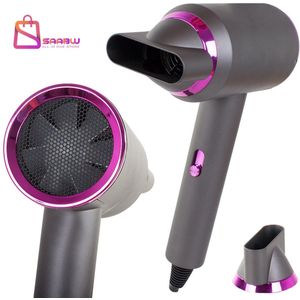Haardroger met Ionisatie – 2800W – 3 Warmtestanden – fohnborstel – Verstelbare Snelheid fohn – haar droger – Antipluis Föhn voor Alle Haartypes - 35284