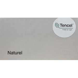 Hoeslaken Tencel - Katoen 180x200 kleur naturel