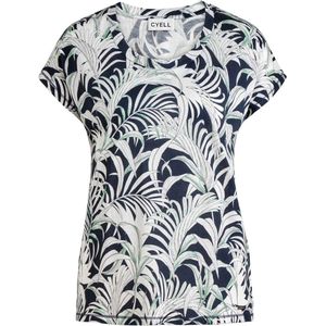 Cyell shirt korte mouw - Palm Leaves - Maat 38