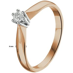 Ring Diamant 0.10ct H Si