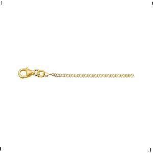 YO&NO - Ketting - Goud - Gourmet - 1,4 mm - 42cm - Sieraden Vrouw - Heren - 14k - 585 Goud