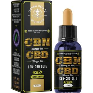 Canna Health Amsterdam - Black Label - No. 15 CBN-CBD Oil - 30ml