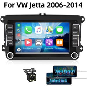 7inch Touchscreen Auto Radio for VW Jetta A5/A6 (2006-2014) | Android 13 2+32G met GPS Navigatie, Draadloos CarPlay, Bluetooth en Achteruitrijcamera