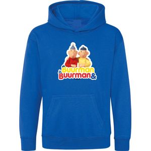 Hooded sweater Buurman & Buurman Logo Kobalt 5-6