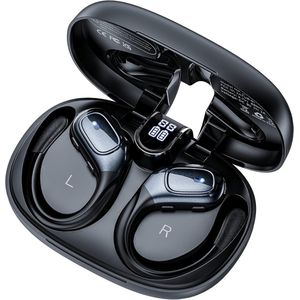 Draadloze Bluetooth Sporthoofdtelefoon met Ruisonderdrukking, Waterproof en LED-display - 90 Uur Luistertijd
