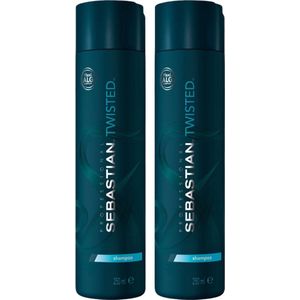 Sebastian Twisted Elastic Shampoo - 2 Stuks - Voordeelverpakking