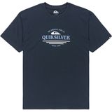 Quiksilver Type Line T-shirt Met Korte Mouwen Blauw L Man
