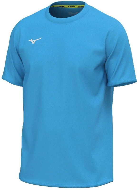 Mizuno - Training Shirt - Lichtblauw - Heren - Ademend en Sneldrogend