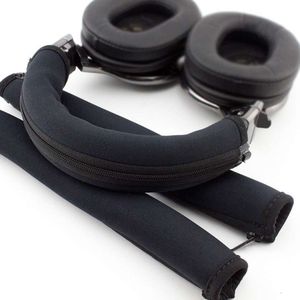 Somstyle Hoofdband Cover Geschikt voor AudioTechnica ATH M50X, M50, M40X, M40, M30X & M20X Koptelefoon - Neopreen - Band voor Hoofdtelefoon - Zwart