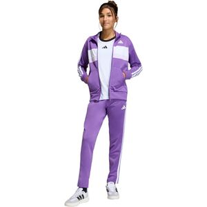 adidas Sportswear Seasonal Essentials Tiberio 3-Stripes Tricot Trainingspak Kids - Kinderen - Paars