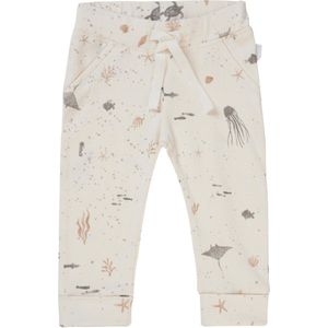 Noppies Unisex Pants Boone allover print Unisex Broek - Whisper White - Maat 44