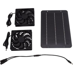 Solar Panel Fan Kit for Pet Houses - Energy Efficient Solar Panels for Dog Kennels .