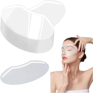 KZQ 50 stuks - Douchemasker - Gezichtsmasker - Doorzichtig masker - Oogmasker voor staaroperatie - Oogbescherming tijdens microblading - Wimperbeschermer - Douche - Doorzichtig