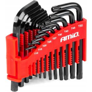 Inbussleutels - 22-delige Set - Torx Hex - CRV Staal - Met Organizer