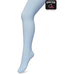 Bonnie Doon Biologisch Katoenen Maillot Meisjes Licht Blauw maat 116/122 - Kinder Maillot - OEKO-TEX gecertificeerd - Bio Cotton Tights - Duurzaam Huidvriendelijk Bio Katoen - Fijne pasvorm - Gladde Naden - Baby Blauw - Ballad Blue - BP053900.129