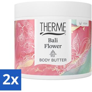 Therme - Bali Flower - Bodybutter - Hydraterend - Verzorgend - 225gr - Voordeelverpakking - 2 stuks