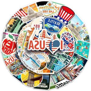 Waterdichte stickers voor reizen - Set van 150 stickers voor laptop, auto en meer