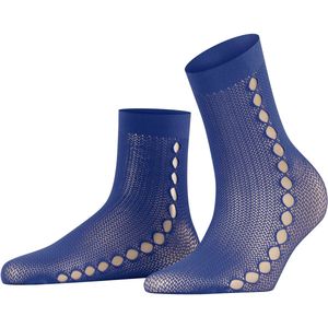 FALKE Supersize Net dames sokjes - kobaltblauw (imperial) - Maat: One size