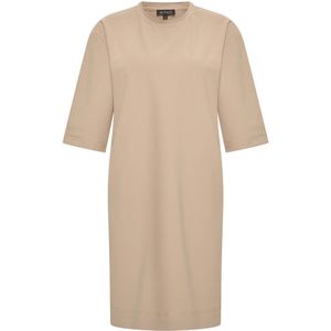 Bonded Travel Jurk Midi 202682 Latte