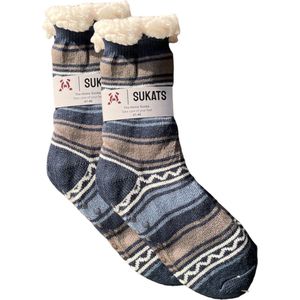 BLACK FRIDAY - Sukats® Huissokken - Homesocks - Maat 41-46 - Antislip Sokken - Fluffy Sokken - Huissokken Heren - Slofsokken - Variant 103 - Meerdere Maten en Varianten - Verwarmde Sokken