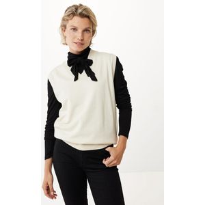 Flatknit Rib Spencer Dames - Off White - Maat M