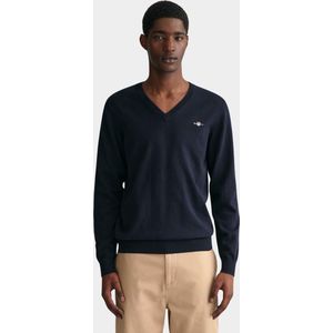 Gant Pullover Blauw Classic Cotton V-Neck 8030562/433