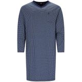 Hajo - Nachthemd - Lang - V-hals - Heren - All-over Print