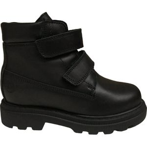 Naturino - Mt 27 - velcro's warme lederen bottine - Daniela - zwart