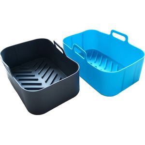 Papillon Airfryer bakjes - 2 Stuks - Siliconen - Herbruikbaar - 20x13 CM