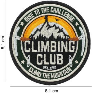 Embleem stof Climbing Club #23003