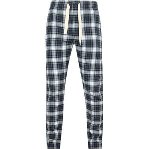 Steppin' Out Loungebroek Ruit Donkerblauw Groen - Maat S - Heren - Pyjama
