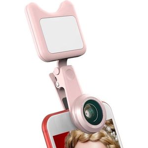 DrPhone LumiFlash Telefooncamera - 15x Macrolens - Roze