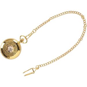 Vintage Steampunk Skelet Zakhorloge met Ketting - Handlichtgevend, Mechanisch, Ideaal Cadeau