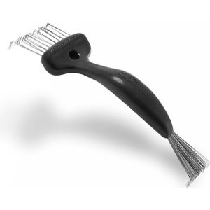 Borstelreiniger - Zwart - Moeiteloze Reiniging, Gerecyclede Materialen, Geschikt voor Alle Maten Haarborstels