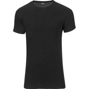 Slater 5520 - Bodyfit T-shirt R-neck  s/sl black S 100% cotton 1x1 rib