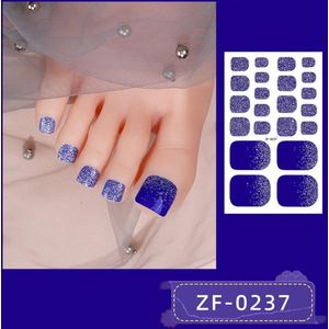 Prachtige Teen NagelStickers/ 1 vel , 22 tips/ Manicure Feet Nail stickers,Nageldecoratie,Nagellak,Plaknagels / Nail stickers