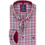 Redmond - Comfort Fit Overhemd - Blauw - Multicolor Geruit - Strijkvriendelijk