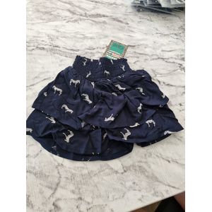 Quapi Girls - Rokje - Navy Zebra - Mt 92 VALT KLEIN