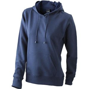 James and Nicholson Dames/dames Hooded Sweatshirt (Marine)