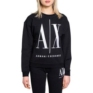 Armani Exchange 8nym02_yj68z Sweatshirt Zwart S Vrouw