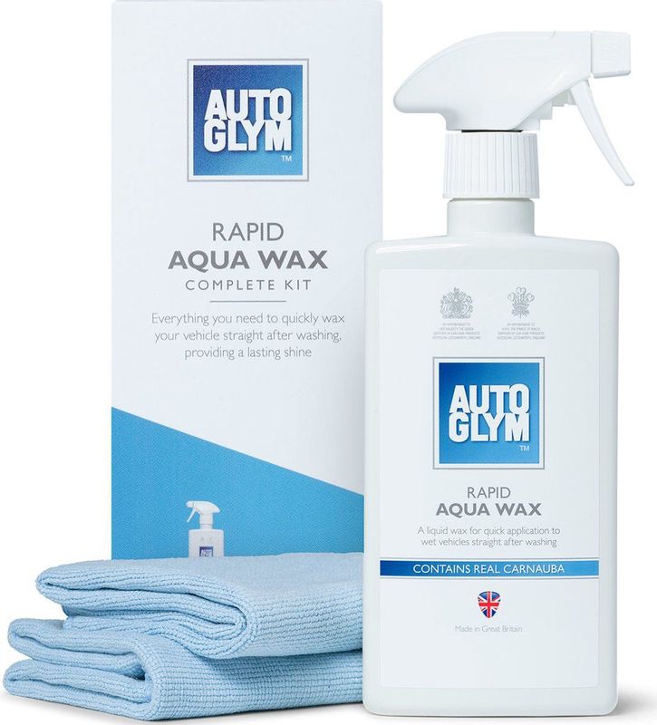 Autoglym - Rapid Aqua Wax Kit - 500ml - Inclusief Microvezeldoekjes
