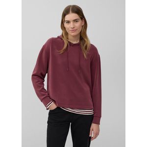 s.Oliver - Sweatshirt - Bordeaux - Capuchon - Lange Mouw