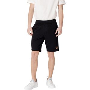 Emporio Armani EA7 - Korte Broeken - Zwart - Katoen