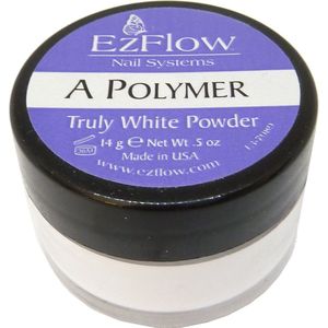 Ez Flow A Polymer Powder Acrylpoeder Manicure Nail Art Nagelverzorging 14g - Truly White Powder Truly White Powder