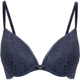 Hunkemöller - Voorgevormde Push-up Beugel Bh - Marine - Dames Lingerie
